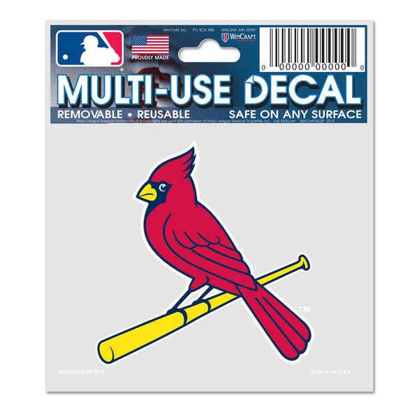 St. Louis Cardinals LOGO Multi-Use Decal 3" x 4"