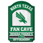North Texas Mean Green Wood Sign 11" x 17" 1/4" thick