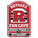 Wholesale-Rutgers Scarlet Knights Wood Sign 11" x 17" 1/4" thick