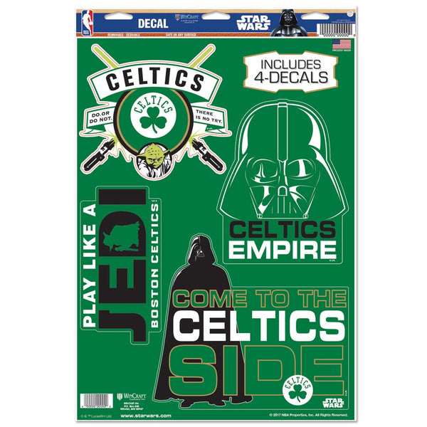 Boston Celtics / Star Wars Star Wars Multi-Use Decal 11" x 17"