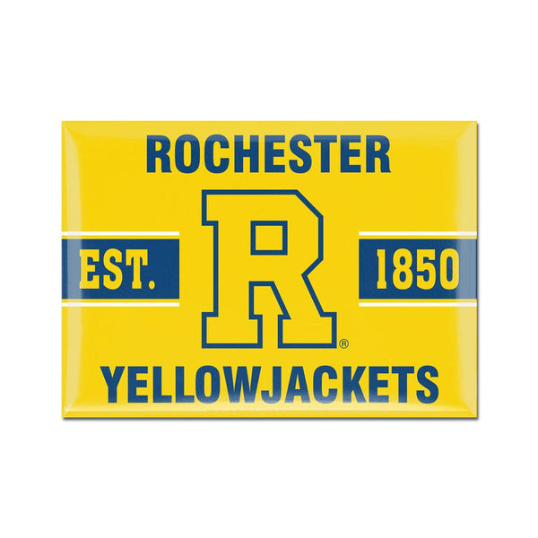 Rochester Yellow Jackets Metal Magnet 2.5" x 3.5"