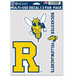 Rochester Yellow Jackets Multi Use 3 fan pack