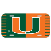 Miami Hurricanes License Plate