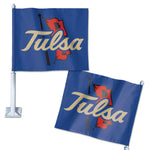 Tulsa Golden Hurricanes Car Flag 11.75" x 14"