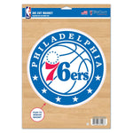 Philadelphia 76ers Die Cut Logo Magnet 6.25" x 9"