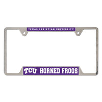 TCU Horned Frogs Metal License Plate Frame