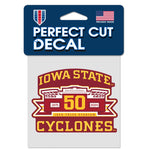 Iowa State Cyclones Perfect Cut Color Decal 4" x 4"