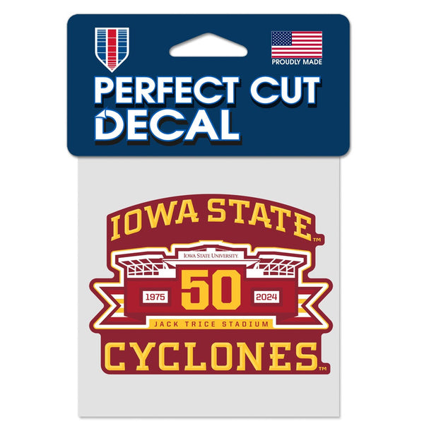 Iowa State Cyclones Perfect Cut Color Decal 4" x 4"
