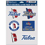 Tulsa Golden Hurricanes Multi Use 6 Fan Pack