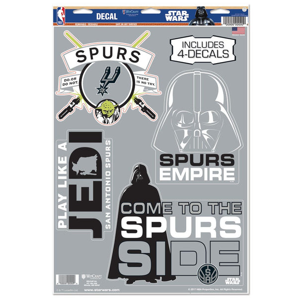 San Antonio Spurs / Star Wars Star Wars Multi-Use Decal 11" x 17"