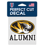 Missouri Tigers Perfect Cut Color Decal 4" x 4"