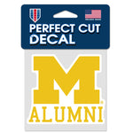 Michigan Wolverines Perfect Cut Color Decal 4" x 4"