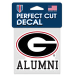 Georgia Bulldogs Perfect Cut Color Decal 4" x 4"