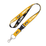 Missouri Tigers Lanyard w/detachable buckle 1"