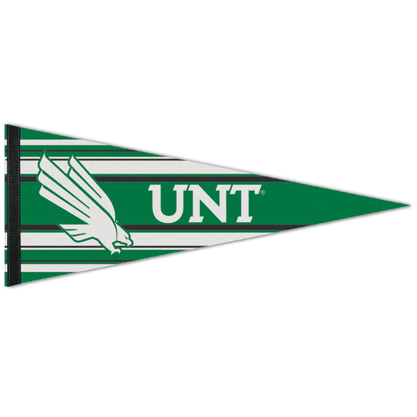 North Texas Mean Green Premium Pennant 12" x 30"