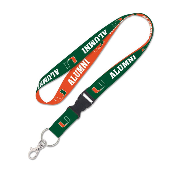 Miami Hurricanes Lanyard w/detachable buckle 1"