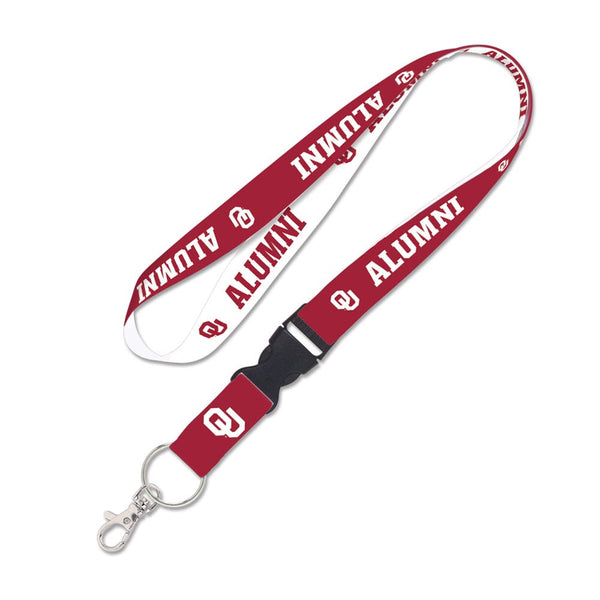 Oklahoma Sooners Alumni Lanyard w/detachable buckle 1"