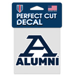 Akron Zips Perfect Cut Color Decal 4" x 4"