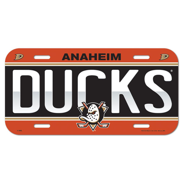 Anaheim Ducks License Plate