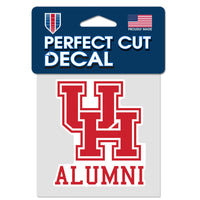 Houston Cougars ALUMNI Perfect Cut Color Decal 4" x 4"