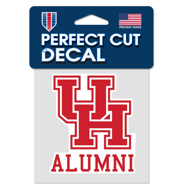 Houston Cougars ALUMNI Perfect Cut Color Decal 4" x 4"