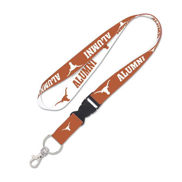 Texas Longhorns ALUMNI Lanyard w/detachable buckle 1"