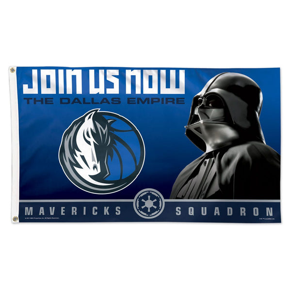 Dallas Mavericks / Star Wars Star Wars Flag - Deluxe 3' X 5'