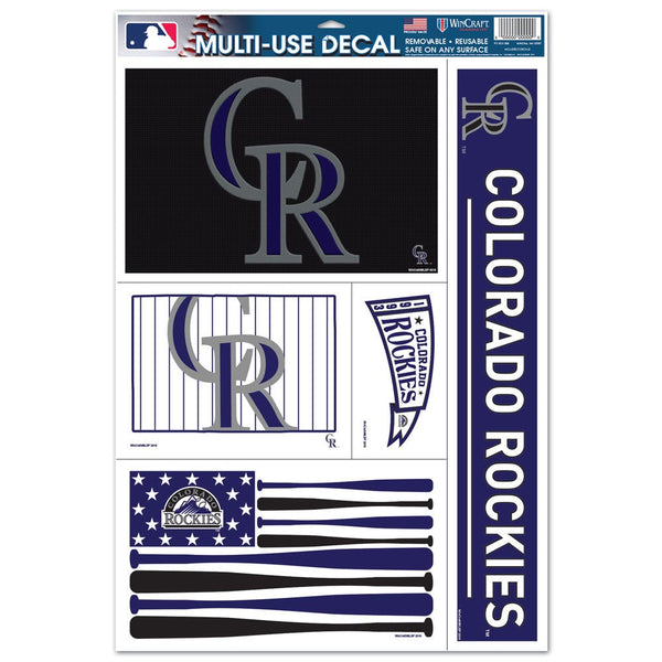 Colorado Rockies Multi Use Decal 11" x 17"