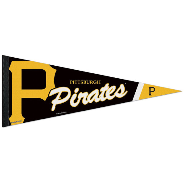 Pittsburgh Pirates Wordmark Premium Pennant 12" x 30"