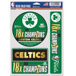 World Champions Boston Celtics 18x NBA Champ Multi Use 3 Fan Pack