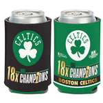 World Champions Boston Celtics 18x NBA Champ Can Cooler 12 oz.