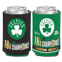 World Champions Boston Celtics 18x NBA Champ Can Cooler 12 oz.