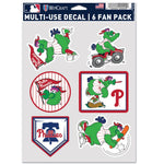 Philadelphia Phillies Phanatic Multi Use 6 Fan Pack