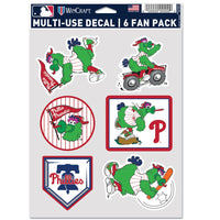 Philadelphia Phillies Phanatic Multi Use 6 Fan Pack