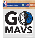 Dallas Mavericks Perfect Cut Color Decal 8" x 8"