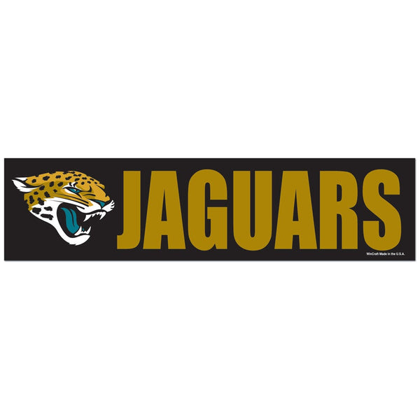 Jacksonville Jaguars Bumper Strip 3" x 12"