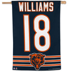 Chicago Bears Vertical Flag 28" x 40" Caleb Williams