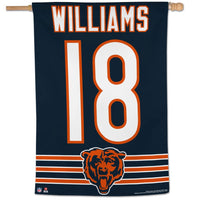 Chicago Bears Vertical Flag 28" x 40" Caleb Williams