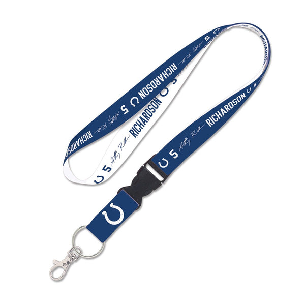 Indianapolis Colts Lanyard w/detachable buckle 1" Anthony Richardson