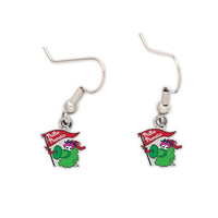 Philadelphia Phillies Phanatic Earrings Jewelry Card