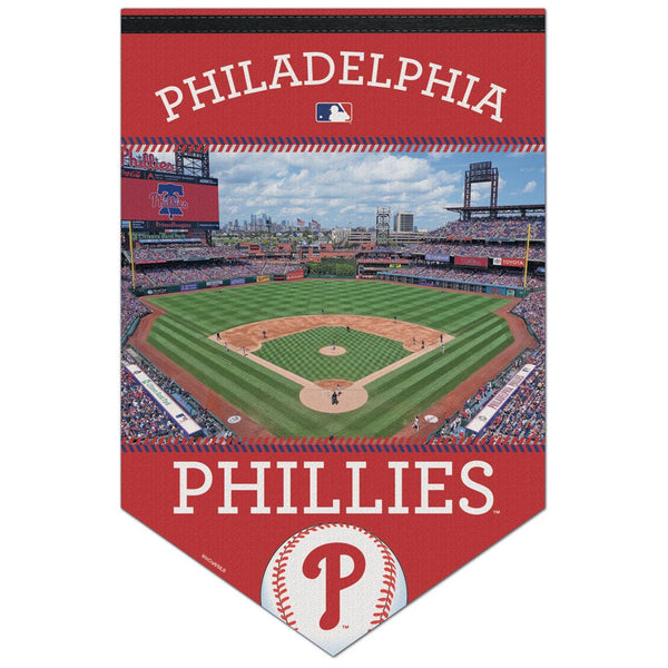 Philadelphia Phillies Stadium MLB Premium Felt Banner 17" x  26"