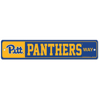 Wholesale-Pittsburgh Panthers Street / Zone Sign 3.75" x 19"