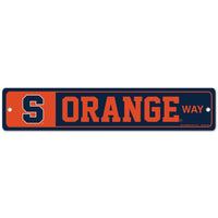 Wholesale-Syracuse Orange Street / Zone Sign 3.75" x 19"