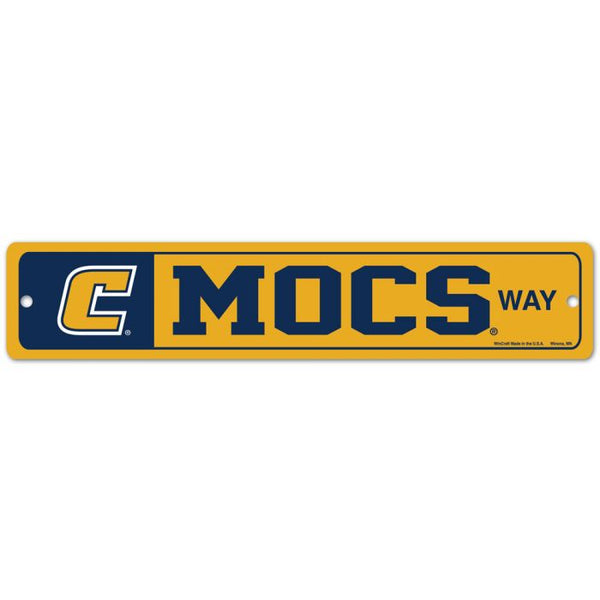 Wholesale-Tennessee Chattanooga Mocs Street / Zone Sign 3.75" x 19"