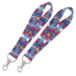 Kansas Jayhawks Lanyard Key Strap 1"