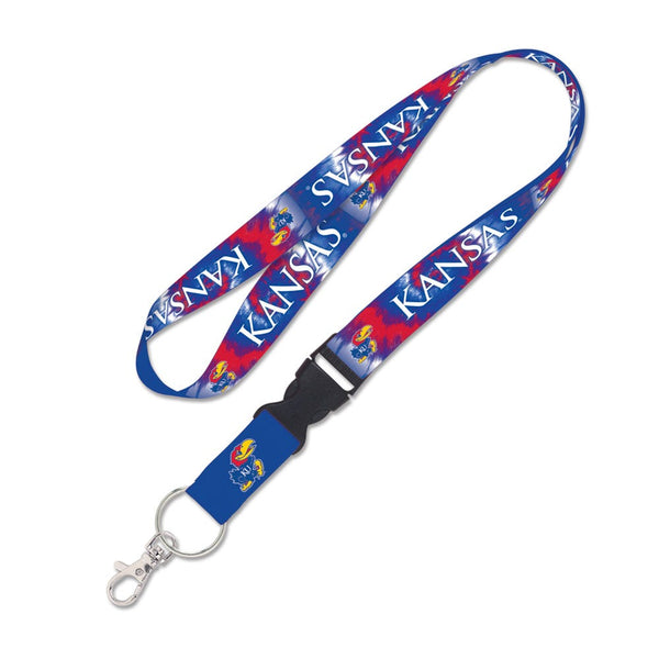 Kansas Jayhawks Lanyard w/detachable buckle 1"