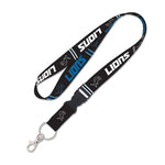 Detroit Lions Lanyard w/detachable buckle 1"