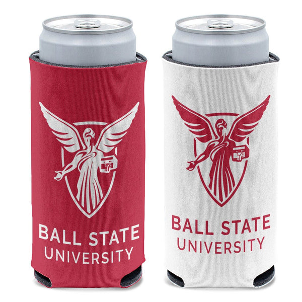 Ball State Cardinals 12 oz Slim Can Cooler