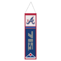 Atlanta Braves / City Connect Wool Banner 8" x 32"