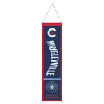 Chicago Cubs / City Connect Wool Banner 8" x 32"